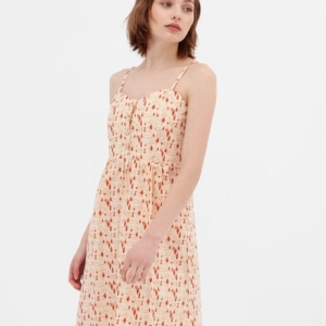 Vestido tapeta teja Ainara