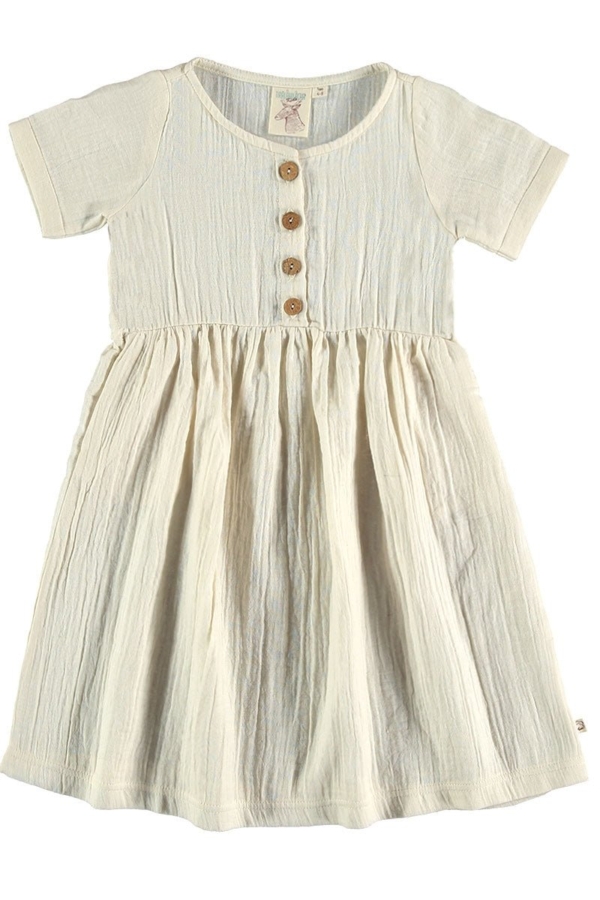 Vestido muselina crudo