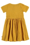 Vestido muselina mostaza