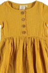 Vestido muselina mostaza