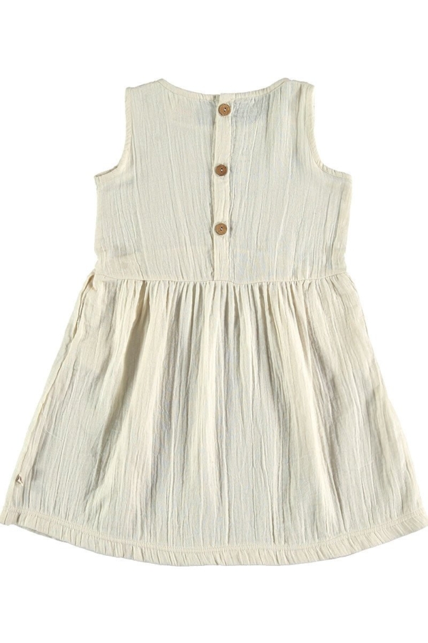 Vestido tirantes reversible crudo