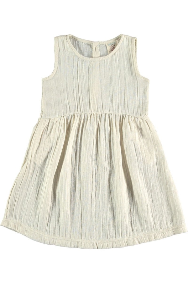 Vestido tirantes reversible crudo