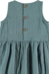 Vestido tirantes reversible azul