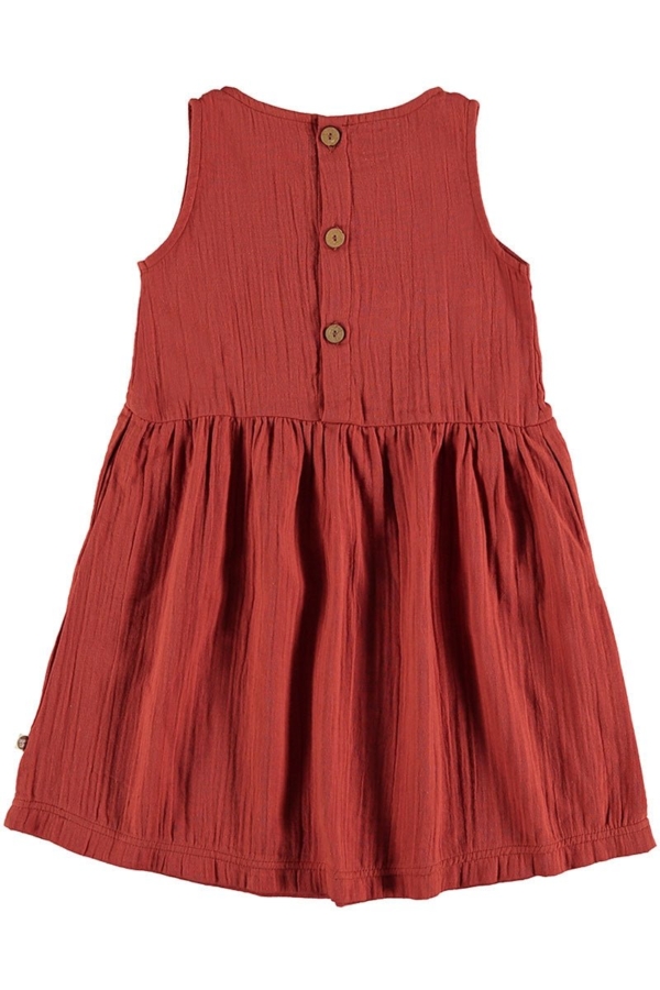 Vestido tirantes reversible teja