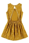 "Classic" dress in mustard