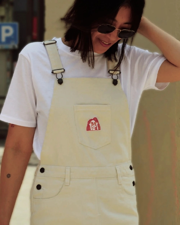 Tiny Peek Dungarees Dress