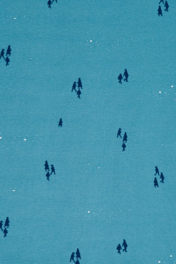 Dress in Opal blue color