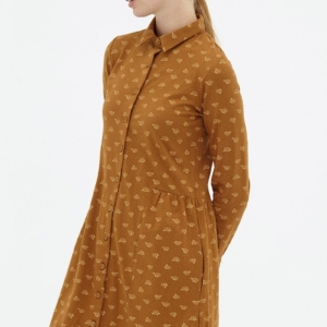 Vestido camisero marrón Dorothea