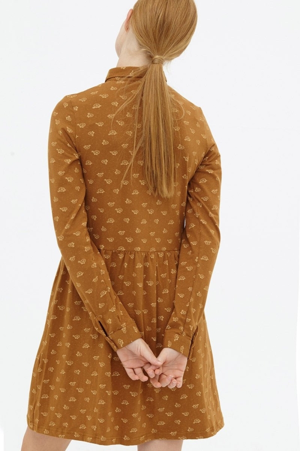 Vestido camisero marrón Dorothea