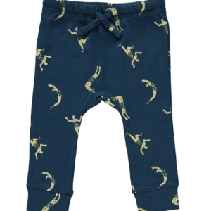 Pantalón bebé azul marino estampado acróbatas