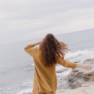 Elisa dress in mustard