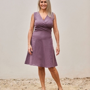 Fara Crossed Dress Purple