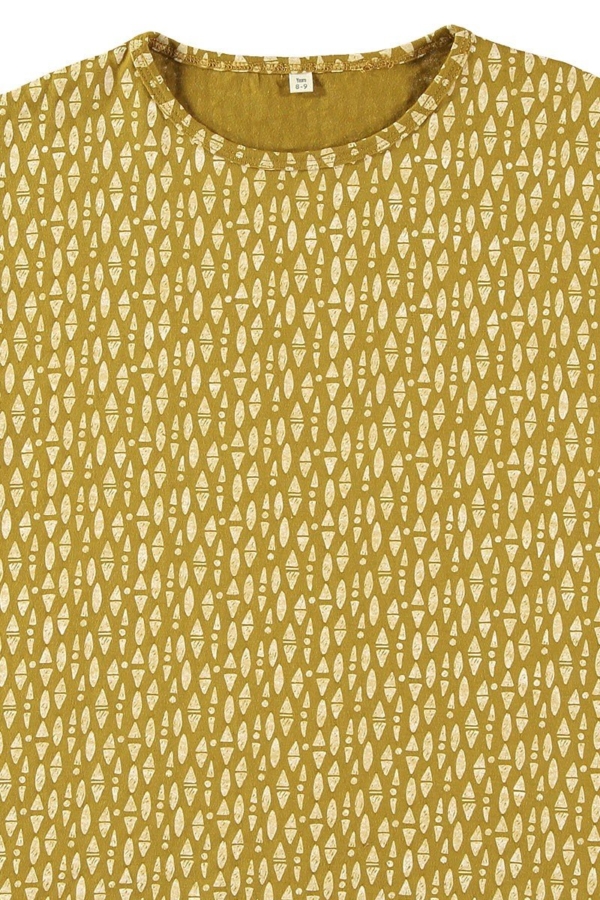 Unisex organic cotton T-shirt Ethnic Mustard