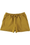 Shorts in mustard 100% organic cotton