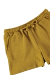 Shorts in mustard 100% organic cotton