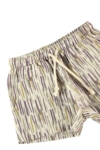 Beige Linen and Organic Cotton jungle Shorts