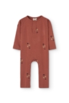Guida long sleeve baby jumpsuit Mars red twilight