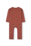 Guida long sleeve baby jumpsuit Mars red twilight