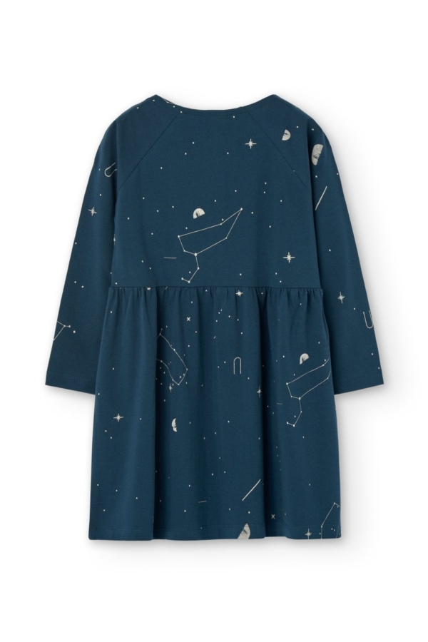 Galilea Dress blue constellations