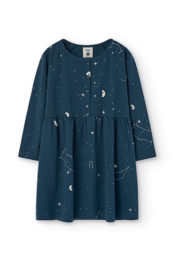Galilea Dress blue constellations