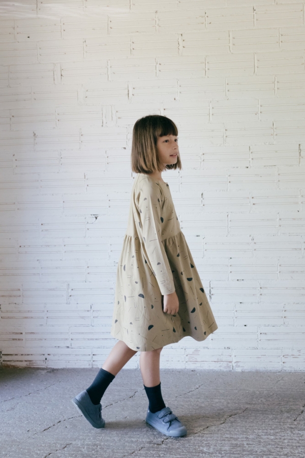 Galilea Dress beige sidereal rain