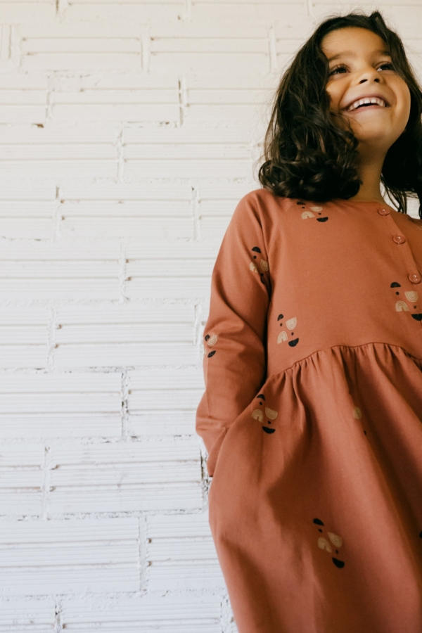 Galilea Dress Mars red twilight