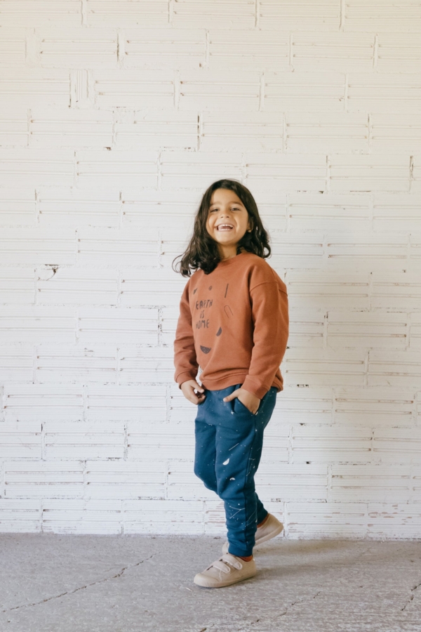 Galina long pant blue constellations