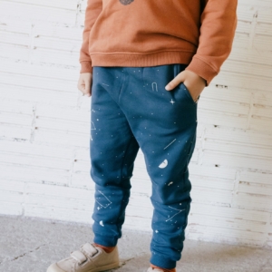 Galina long pant blue constellations