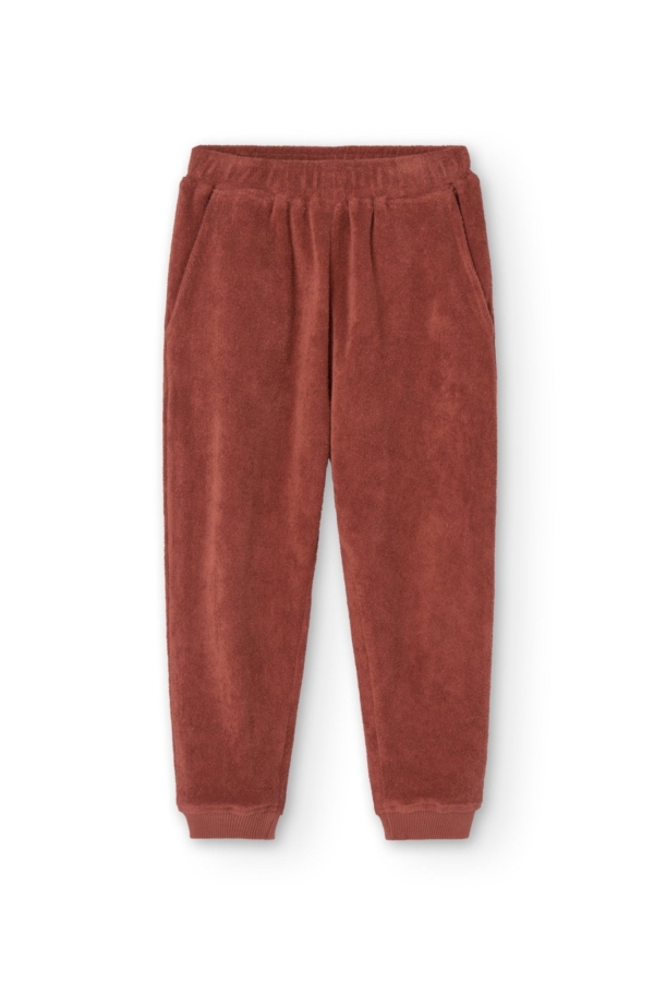 Galina long pant Mars red terry