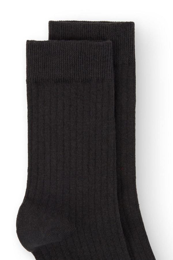 Cosmos Black Crew Socks (kids)