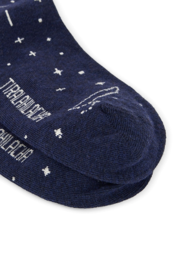 Blue Cosmos Crew Socks (adult)