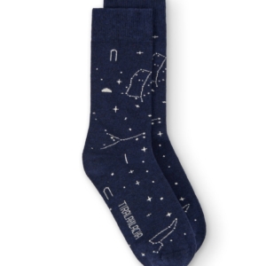 Blue Cosmos Crew Socks (adult)