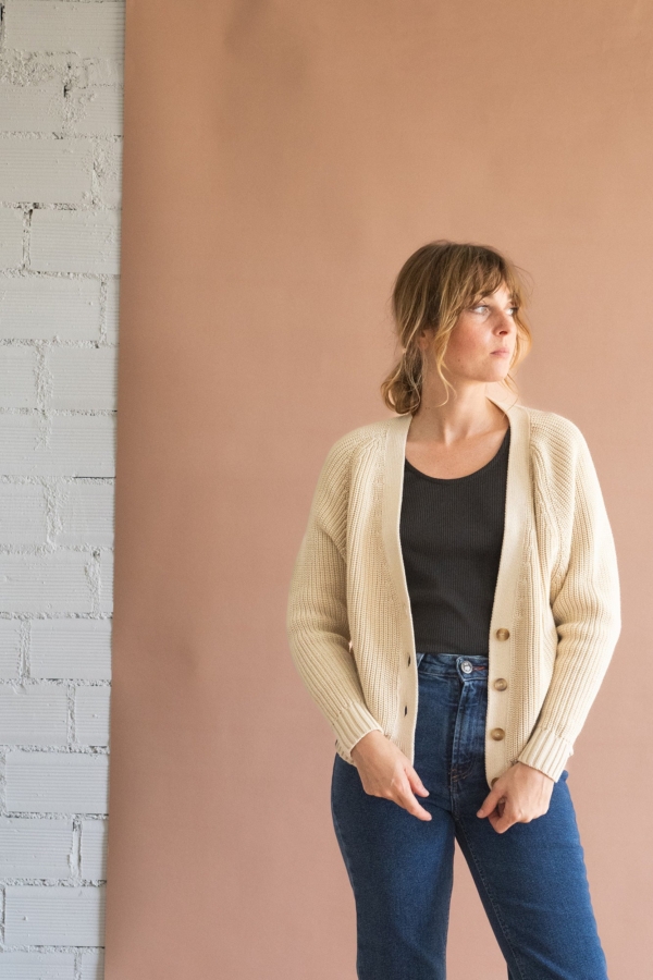 Gueda Momfit Denim Trousers vintage blue