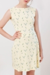 Idoia dress in light yellow