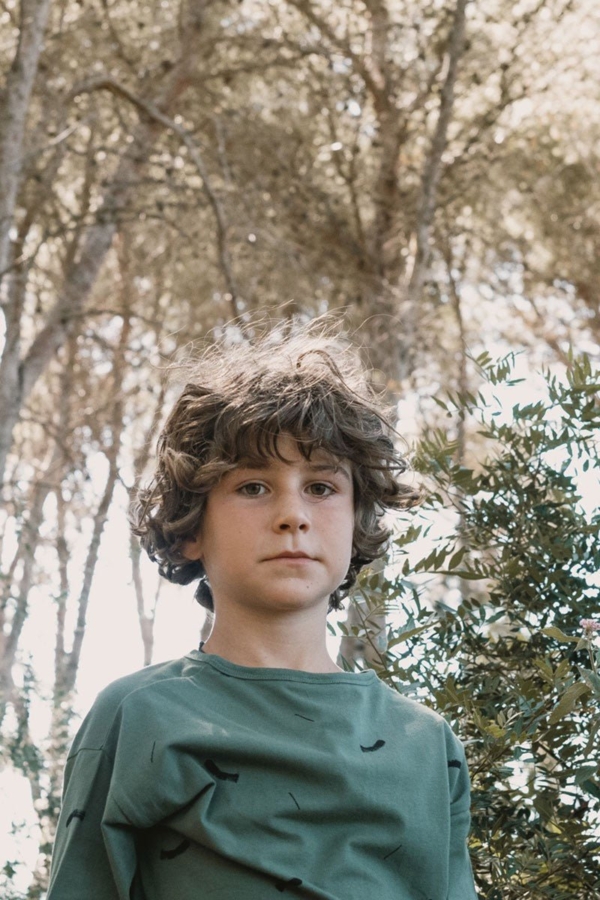 Jun Unisex T-Shirt Strokes Green