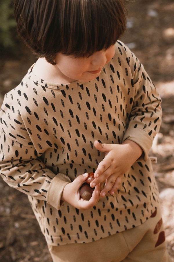 Jun Unisex T-Shirt Stones Beige