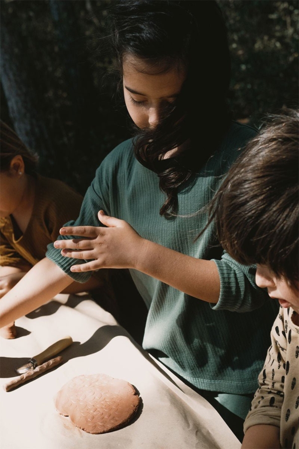 Jun Unisex T-Shirt Emerald Green Ribbed