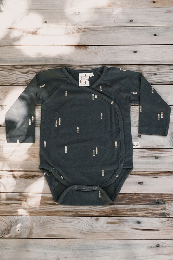 Jael Baby Bodysuit Minerals Black