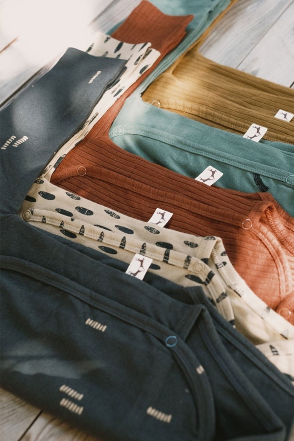 Jael Baby Bodysuit Minerals Black