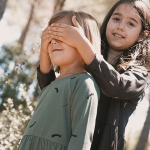 Jess Dress Strokes Green