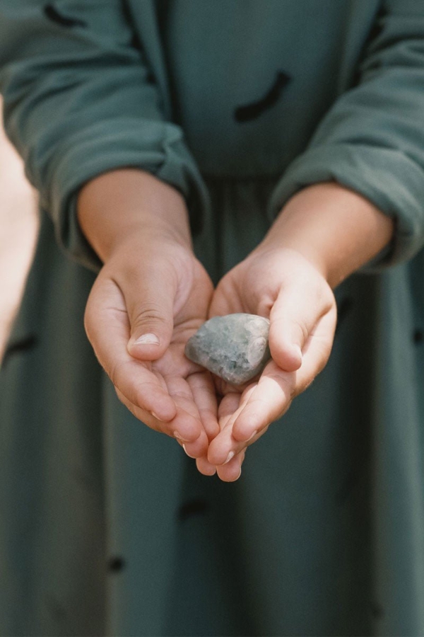 Jess Dress Strokes Green