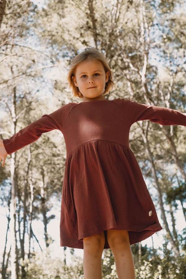 Jess Dress Emerald Garnet