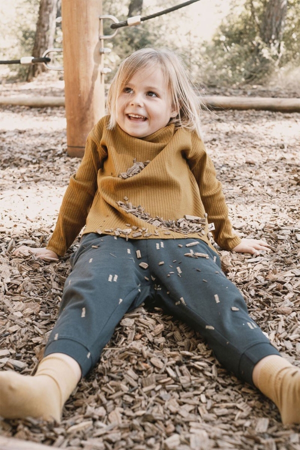 Jabari Pants Kids Minerals Black