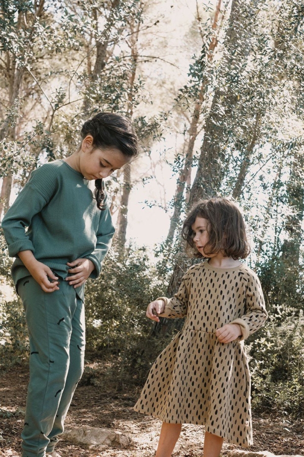 Jabari Pants Kids Strokes Green