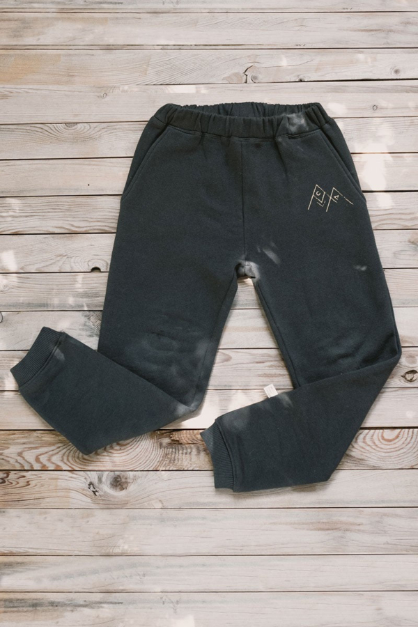 Jabari Pants Kids Mountains Black