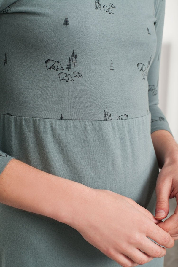 Lara Maxi dress in green