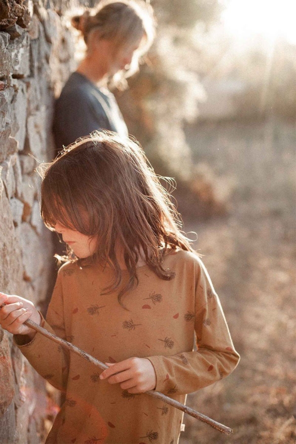 Sohn Unisex long sleeves T-shirt in mustard