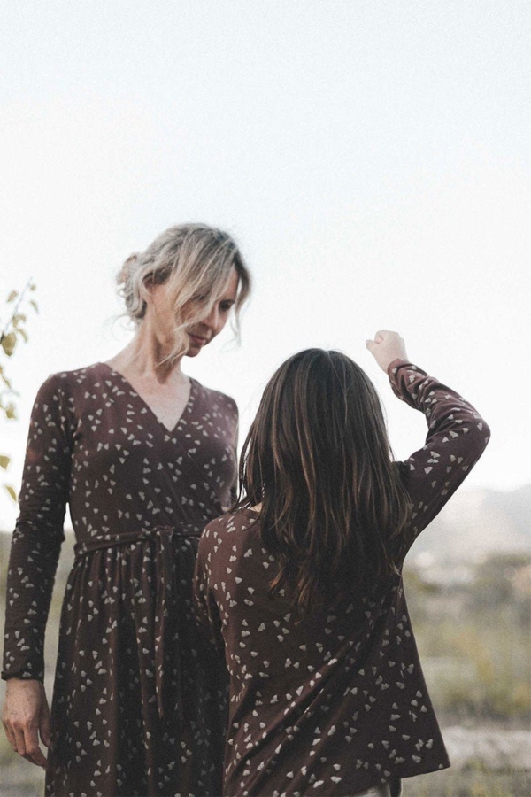 Sohn Unisex long sleeves T-shirt in brown