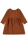 Simone dress with pockets in terracotta