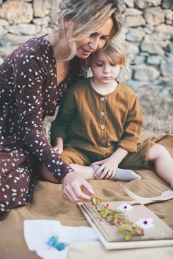 Surya unisex jumpsuit in mustard